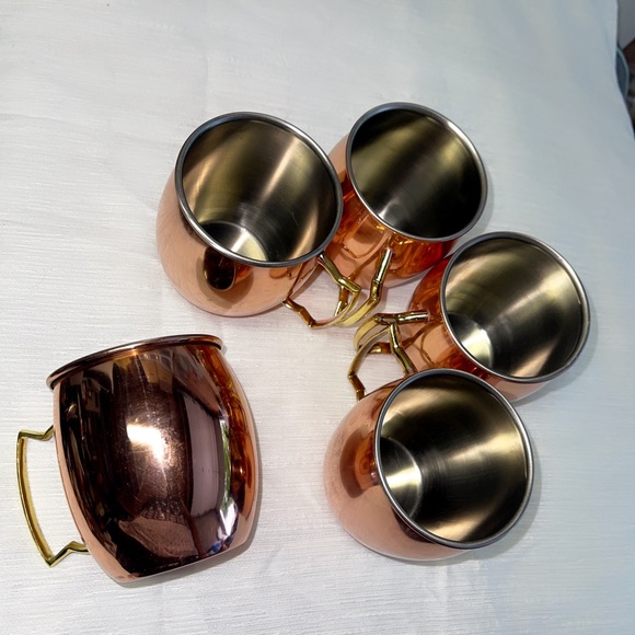 PG Copper Moscow Mule Cocktail Mugs - Picture 3 of 4